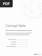 GCF Concept Note Template