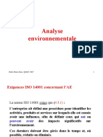 Analyse Environnementale