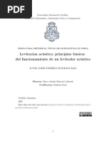 Bustillos Rava, Jorge F. Levistación Acústica - Principios Básicos Del Funcionamiento de Un Levitador Acústico