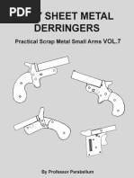 254227075 DIY Sheet Metal Derringers Practical Scrap Metal Small Arms Vol 7DIY鈑金玩具 實用廢金屬小