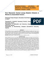 Poor Glycaemic Control Among Diabetic Patients A Review On Associated Factors