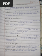 Electrochemistry