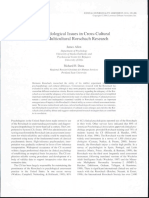 Methodological Issues in Cross-Cultural and Multicultural Rorschach Research