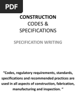 Construction Specifications