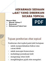 Biofarmasi Sediaan Topicalpptx