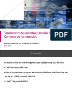 Argentina Junio 2019 - Negocios en El Actual Contexto de La o Publica