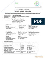 Aqua Reslin Super MSDS Version 2020