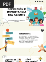 TRABAJO FINAL - Tecnicas de Servicio Al Cliente