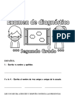 Evaluacion Diagnostica 2° Grado