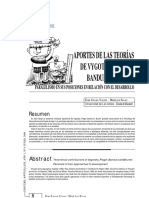 Redalyc - Aportes de Las Teorías de Vygotsky, Piaget, Bandura y Bruner. Paralelismo en Sus Posiciones en Relación Con El Desarrollo