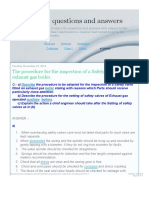 MEO Class 1 Questions and Answers - The Procedure For The Inspection of A Safety