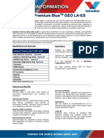 Premium Blue GEO LA 40 ES-PI Sheet