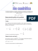 Representación Gráfica de La Parábola: Vértice