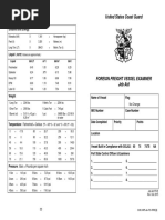 USCG Foreign Freight Vessel Examiner JobAid