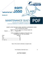 G550 MX Quizcards