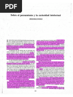 Colombo, M. Elena - Sobre El Pensamiento y La Curiosidad Intelectual