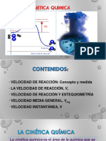 Velocidad de Reacción y Estequiometria La Velocidad Media de La Reacción PRIMERA PARTE