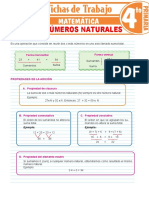 Adicion de Numeros Naturales para Cuarto Grado de Primaria