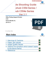 Bizhubc554 Series Bizhubc554e Trouble Shooting Guide Ver.1.1