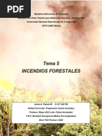 Trabajo de Incendios Forestales 