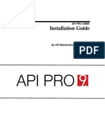 API PRO 9 Installation Guide