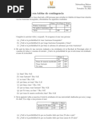 Probabilidad Con Tablas de Contingencia