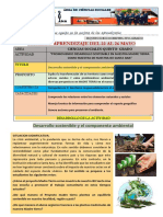 Ficha de Aprendizaje 09 - 5to Grado Del 22 Al 26 Mayo