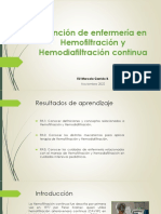 Atención de Enfermería en Hemodiafiltración