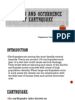 9) (PPT) Origin, Occurrence of Earthquake