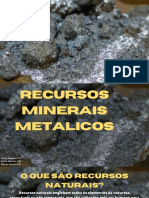 Recursos Minerais Metalicos - 1