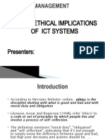 Legal - Ethical Implications of Ict Systems