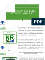 Normas para Segurança No Trabalho Iso e Sgi