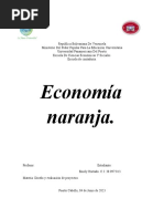 Economía Naranja.