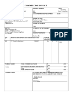 Commercial Invoice