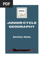 Junior Cycle Geography Revision Notes