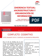 Sesión 4 y 5 - Coherencia Textual-Macroestructura Tema, Subtemas e Ideas