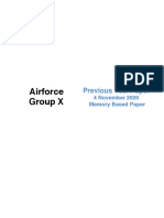 Airforce Group X: Previous Y Ear P Aper