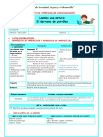 3° Ses Comu Lun 22 Noticia El Derrame de Petroleo 965727764 Prof Yessenia