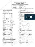 SAOL PAS MATEMATIKA Kelas 9 2019... Ok