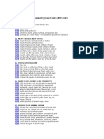 Harmonised Systems Code