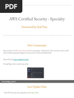 KPLABS+ +AWS+Security+ +Specialty+Notes+NEW