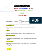 MTH501 Quiz-1 by Attiq Kundi-Updated