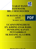 Slaid Pembentangan Mesyuarat Panitia Matematik Bil 1 20232024