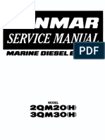 Yanmar Marine Diesel Engine 2QM20H 3QM30H Service Manual