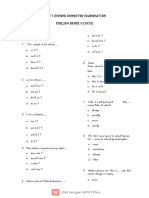 DRAFT EXAM ENGLISH of Sem 2