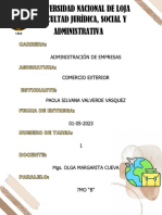 Tarea 1 Comercio Exterior