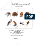 Plan de Desratizacion, Desinfeccion y Desinsectacion