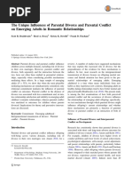 Braithwaite2016 Article TheUniqueInfluencesOfParentalD