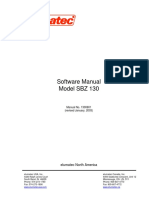 Elumatec SBZ 130 Software Manual