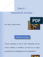 Tema 1 - Valuación de Acciones